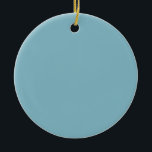 Solid Blue Pastel Tone Minimalist Professional Ceramic Tree Decoration<br><div class="desc">Extremely aesthetic,  simple and professional design in pastel colour.</div>