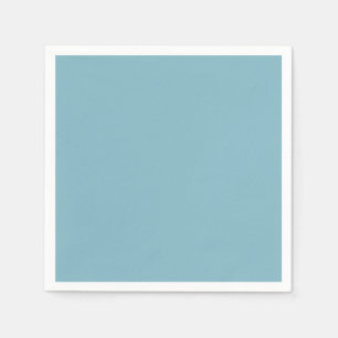 Solid Blue Pastel Tone Minimalist Professional Napkin