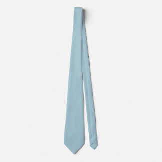 Solid Blue Pastel Tone Minimalist Professional Tie