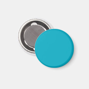Solid bright blue background with a smooth texture magnet