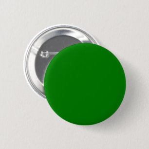 Solid bright green 6 cm round badge