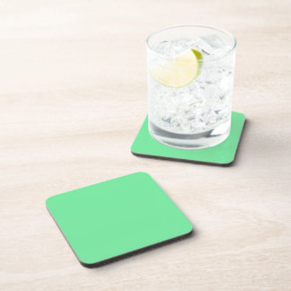 Solid Bright Lime Green Square Coaster