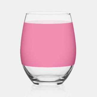Solid Bright Roe Pink Glass