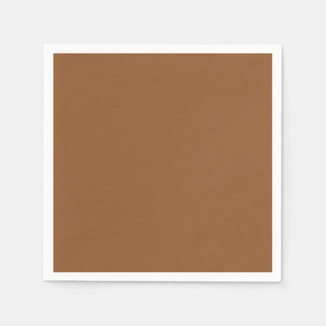 Solid brown colour napkins (Front)