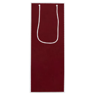 Solid Burgundy Wine Gift Bag
