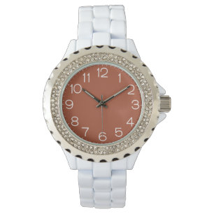 Solid Burnt Orange Watch