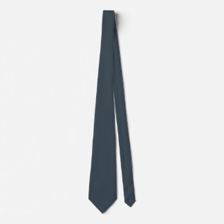 Solid Charcoal Black Shade Minimalist Professional Tie