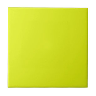 Solid Chartreuse Color Tile