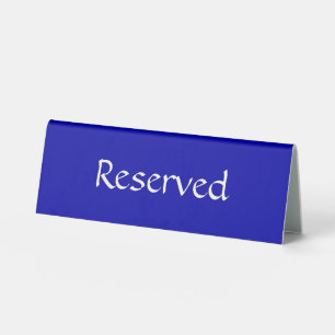 Solid Cobalt Blue Reserved