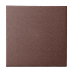 Solid Cognac Brown Tile
