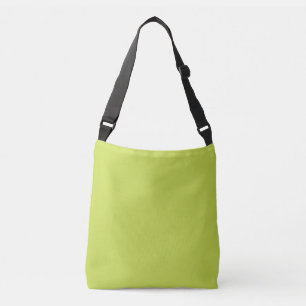 Solid color avocado light green crossbody bag