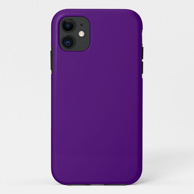 Solid color dark rich purple Case-Mate iPhone case (Back)