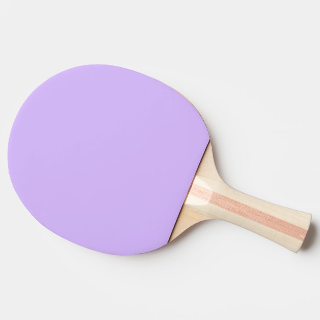 Solid color lavender purple ping pong paddle (Side)