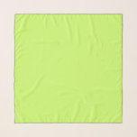 Solid color light yellow green scarf<br><div class="desc">Trendy simple design in light yellow green solid color.</div>
