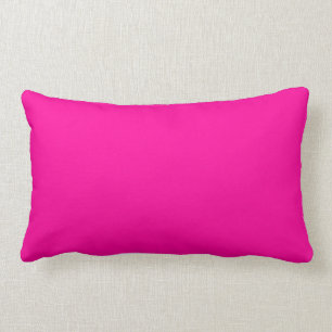 Solid color pillow hot pink fuchsia