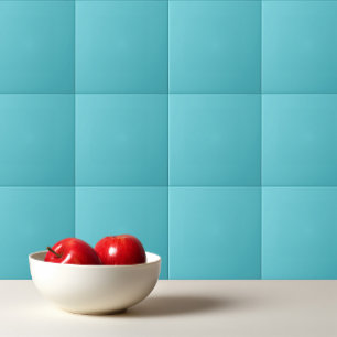 Solid color plain Blue Radiance Tile