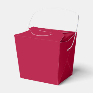 Solid color plain light maroon wine red favour box