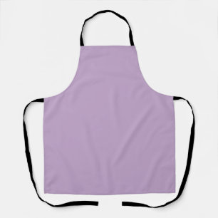 Solid color plain wisteria light purple apron