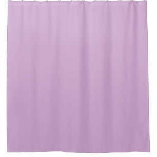 Solid color soft orchid pastel purple lilac shower curtain
