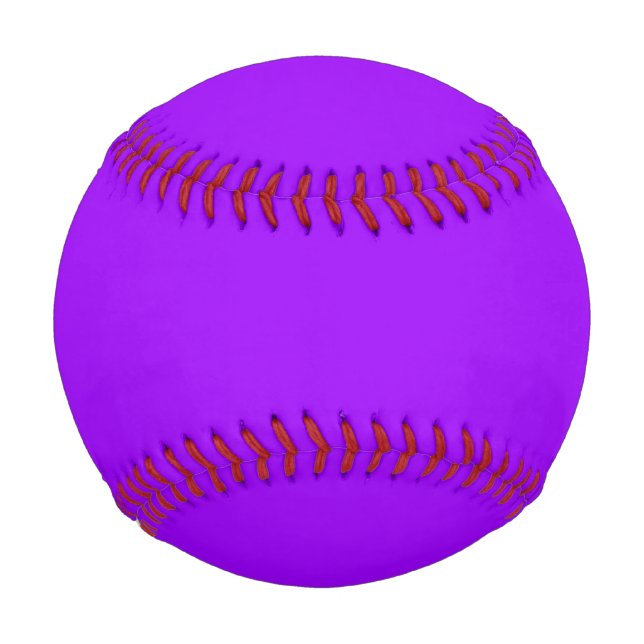 Solid color vivid violet purple baseball (Front)