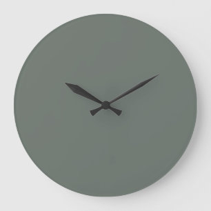 Solid Color Wall Clock - Sage Green