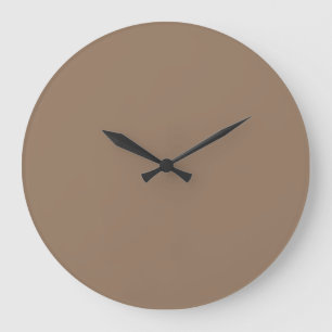Solid Color Wall Clock - Simply Taupe