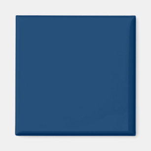 Solid Colour 003366 Dark Blue Background Template Magnet