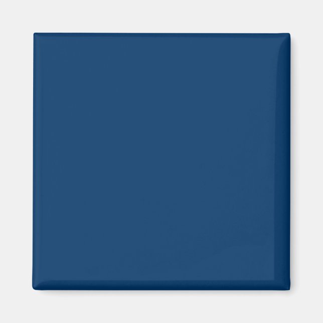 Solid Colour 003366 Dark Blue Background Template Magnet (Front)