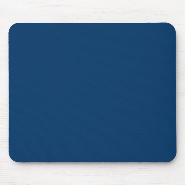 Solid Colour 003366 Dark Blue Background Template Mouse Mat (Front)