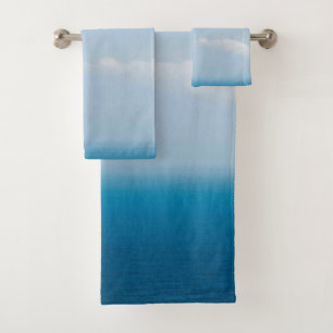 Solid Colour American Bath Towel Set