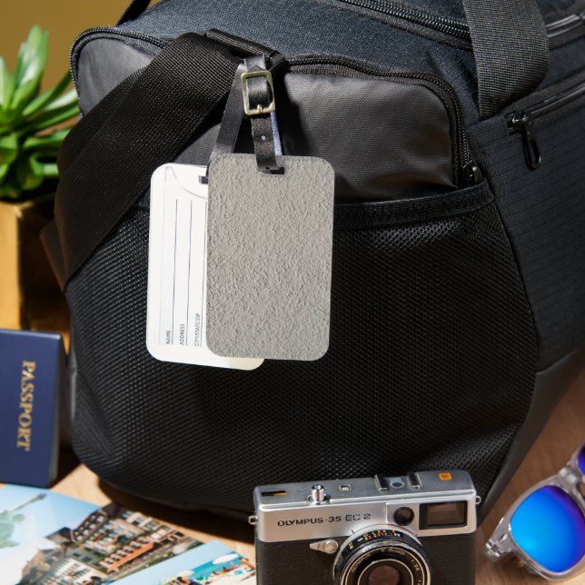 Solid Colour American Luggage Tag (Front & Back)