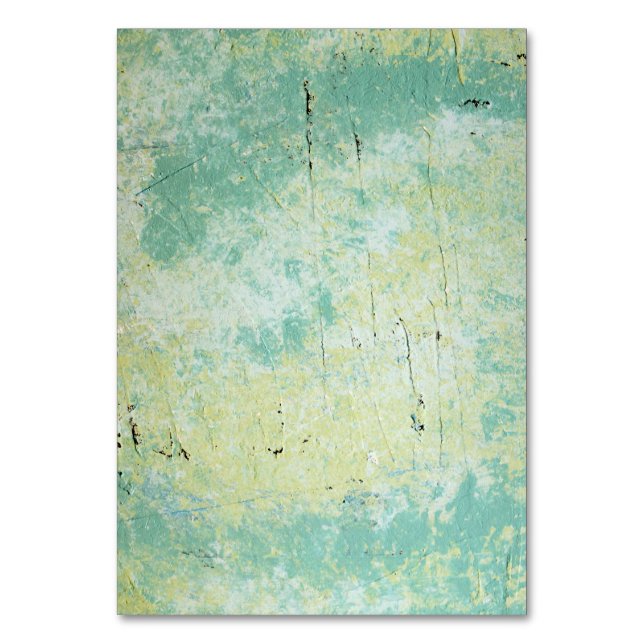 Solid Colour American Table Number Card  (Front)