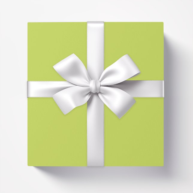 Solid colour avocado light green wrapping paper (Creator Uploaded)