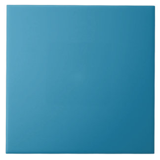 Solid Colour Block - Blue Tile