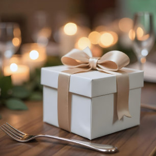 Solid Colour Boho Grey Beige D2AFA1 Satin Ribbon