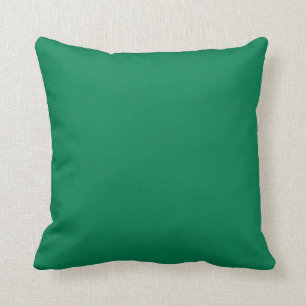 Solid colour broccoli medium green cushion