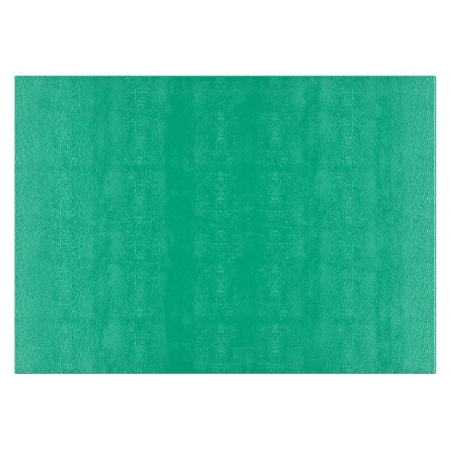 Solid Colour: Caribbean Green Cutting Board (Front)