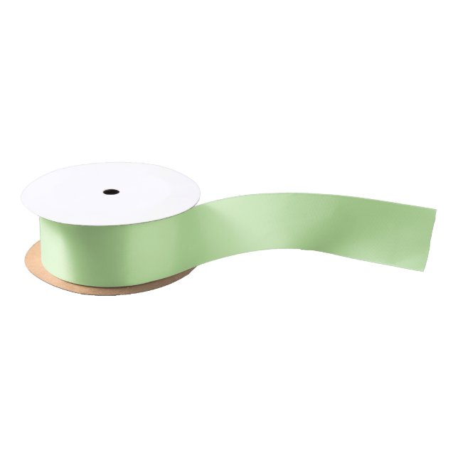 Solid Colour: Celery Green Satin Ribbon (Spool)