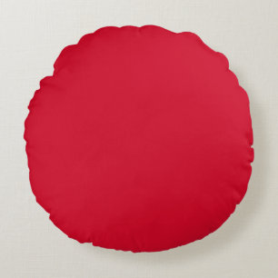 Solid colour Chinese red Round Cushion