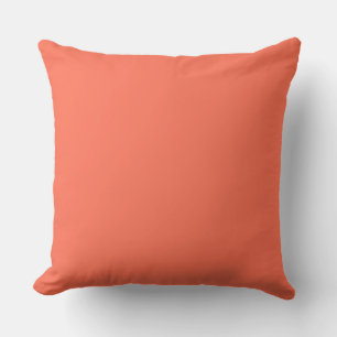 Solid Colour: Coral Cushion