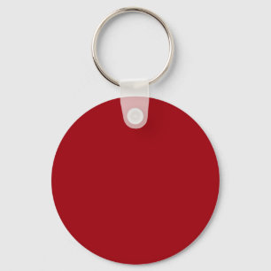 Solid Colour: Cranberry Red Key Ring