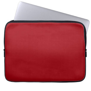 Solid Colour: Cranberry Red Laptop Sleeve