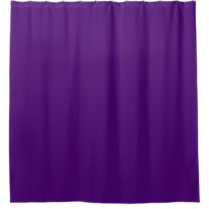 Solid colour dark rich purple shower curtain Zazzle