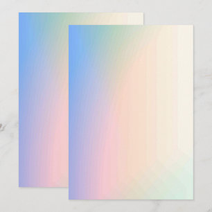 Solid Colour Flat Invitations Announcements Card