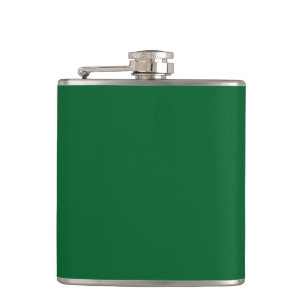 Solid Colour: Forest Green Hip Flask