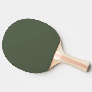 Solid colour Forest Moss dark green Ping Pong Paddle
