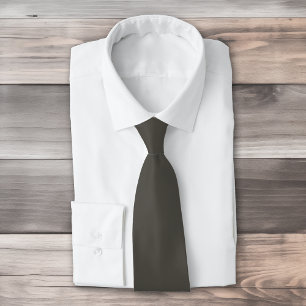 Solid colour Forest Shadow green grey Tie