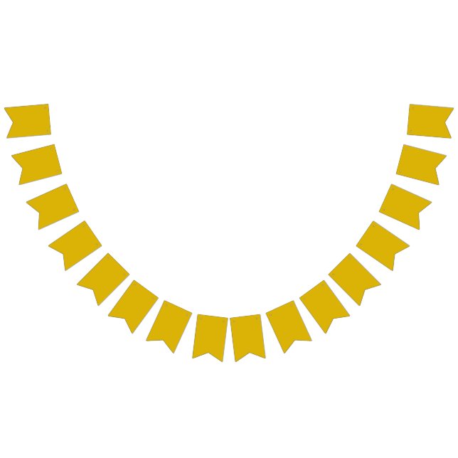 Solid colour goldenrod plain mustard yellow bunting  (All)