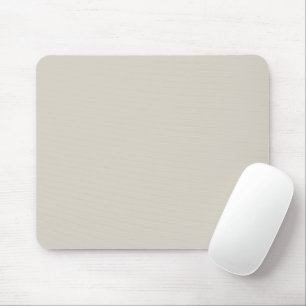 Solid colour greige beige mouse mat