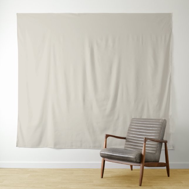 Solid colour greige beige tapestry (In Situ (Horizontal))
